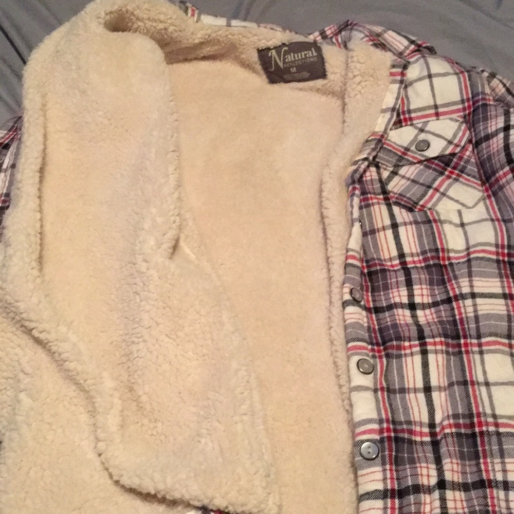 Medium Natural Reflections Flannel Jacket - image 3